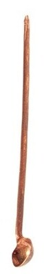 Loeffel zum Raeuchern aus Kupfer lang