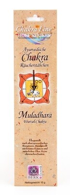 Wurzelchakra (Muladhara) - Chakra Line Raeucherstaebchen 10 g
