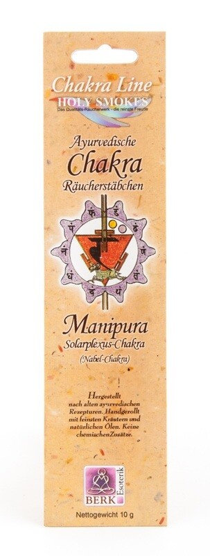 Solarplexus (Manipura) - Chakra Line Raeucherstaebchen 10 g