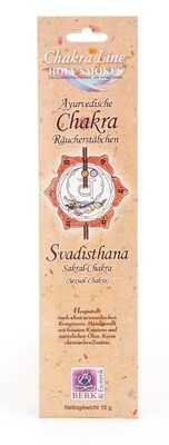 Sakral-Chakra (Svadisthana) - Chakra Line Raeucherstaebchen 10 g