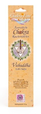 Kehl-Chakra (Vishuddha) - Chakra Line Raeucherstaebchen