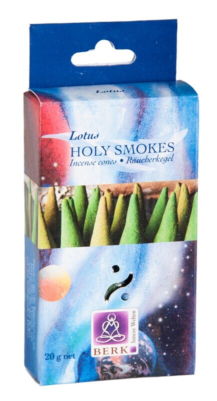 Holy Smokes Raeucherkegel Lotus 20 g Holy Smokes Raeucherkegel Lotus 20 g