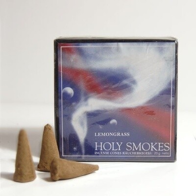Holy Smokes Raeucherkegel Lemongrass 20 g Holy Smokes Raeucherkegel Lemongrass 20 g