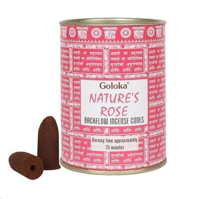 Goloka Nature's Rose Backflow Raeucherkegel Goloka Nature's Rose Backflow Raeucherkegel