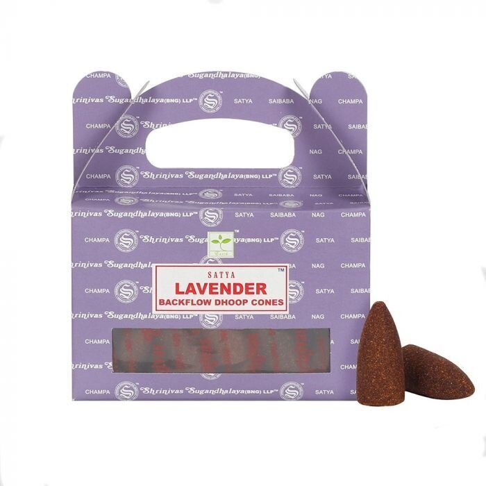 Satya Lavendel Backflow Raeucherkegel Satya Lavendel Backflow Raeucherkegel