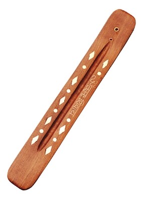 Holzhalter Rauten für Räucherstäbchen Holzhalter Rauten für Räucherstäbchen