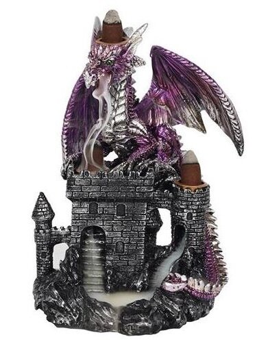 Drache Burg Backflow Raeucherkegelhalter Drache Burg Backflow Raeucherkegelhalter