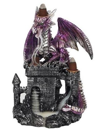 Drache Burg Backflow Raeucherkegelhalter Drache Burg Backflow Raeucherkegelhalter