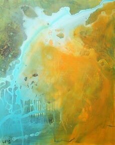 Neubeginn Acryl von Ursel Doerr Neubeginn Acryl von Ursel Doerr