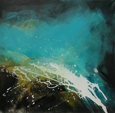 Acrylgemälde Acrylgemälde "Tiefe" von Ursel Dörr