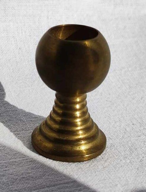 Vintage Miniatur Weinbecher Messing Vintage Miniatur Weinbecher Messing