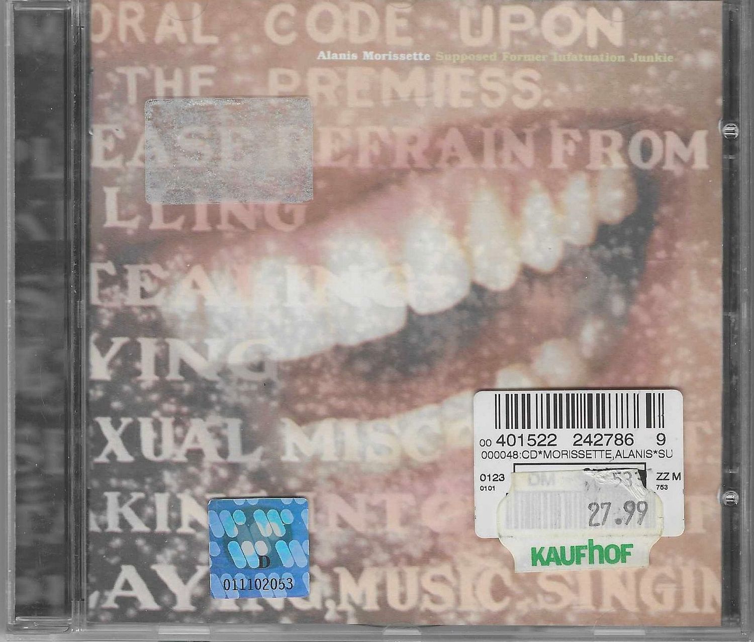 Alanis Morissette. Supposed Former Infatuation Kunkie Audio-CD (gebraucht) Alanis Morissette. Supposed Former Infatuation Kunkie Audio-CD (gebraucht)