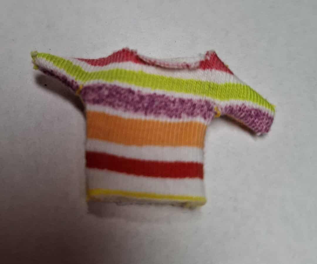 Gestreiftes Mini T-Shirt fuer Wichtel