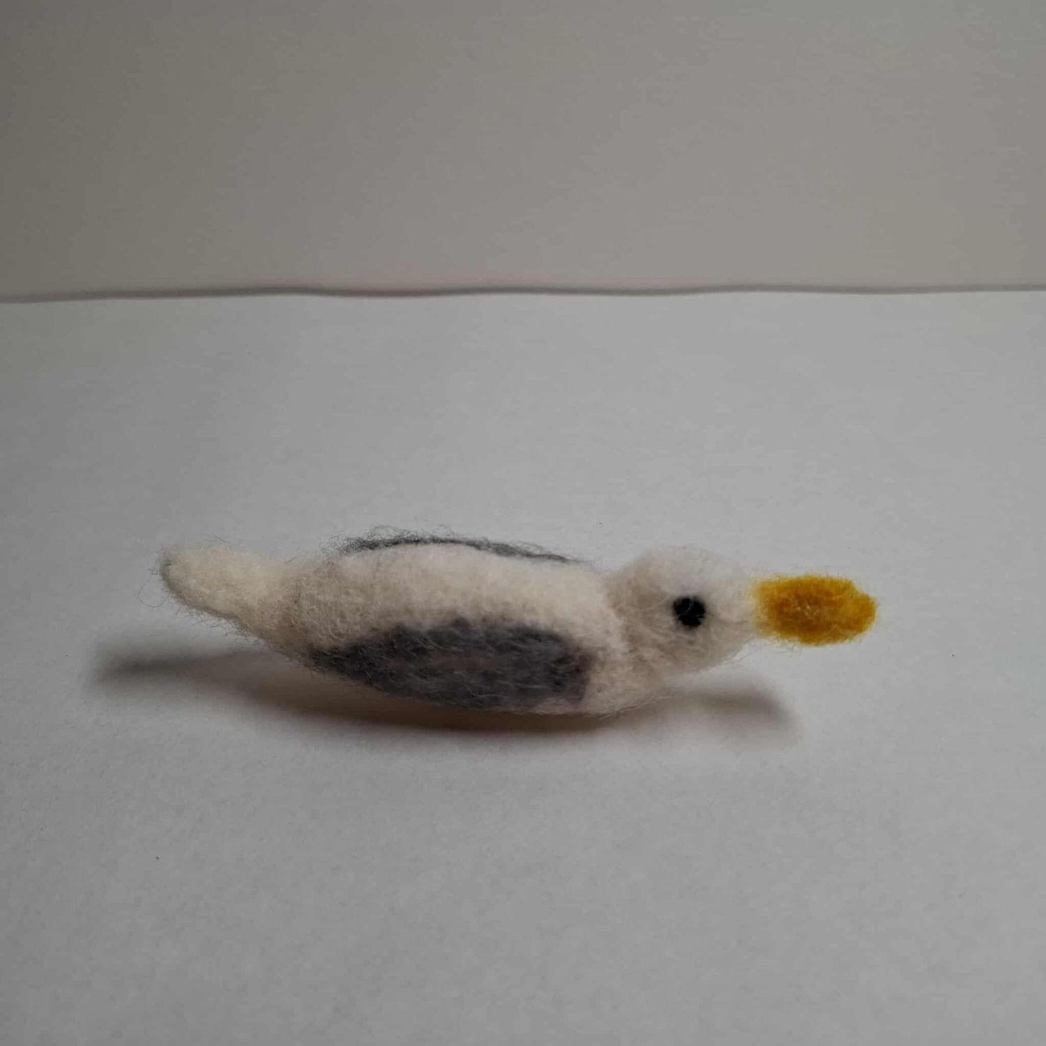 Gefilzte Miniatur Moewe Gefilzte Miniatur Moewe