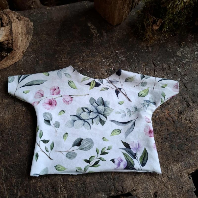 Blumen T-Shirt fuer 40 cm Philomena Kloss Baeren Blumen T-Shirt fuer 40 cm Philomena Kloss Baeren