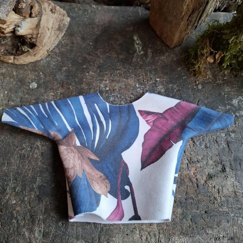 Blumen-Kunst-Design T-Shirt fuer 40 cm Philomena Kloss Baeren Blumen-Kunst-Design T-Shirt fuer 40 cm Philomena Kloss Baeren