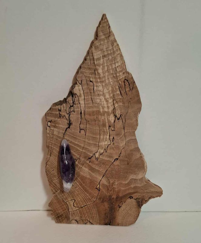 Wichteltür mit Amethyst Wichteltür mit Amethyst