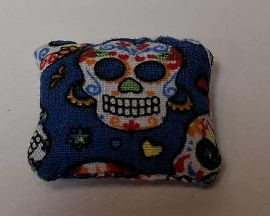 Mini-Kissen Días del Muertos 3 cm Mini-Kissen Días del Muertos 3 cm