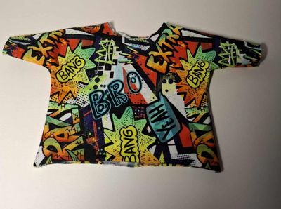 T-Shirt mit Comicmotiv fuer 40 cm Philomena Kloss Baeren