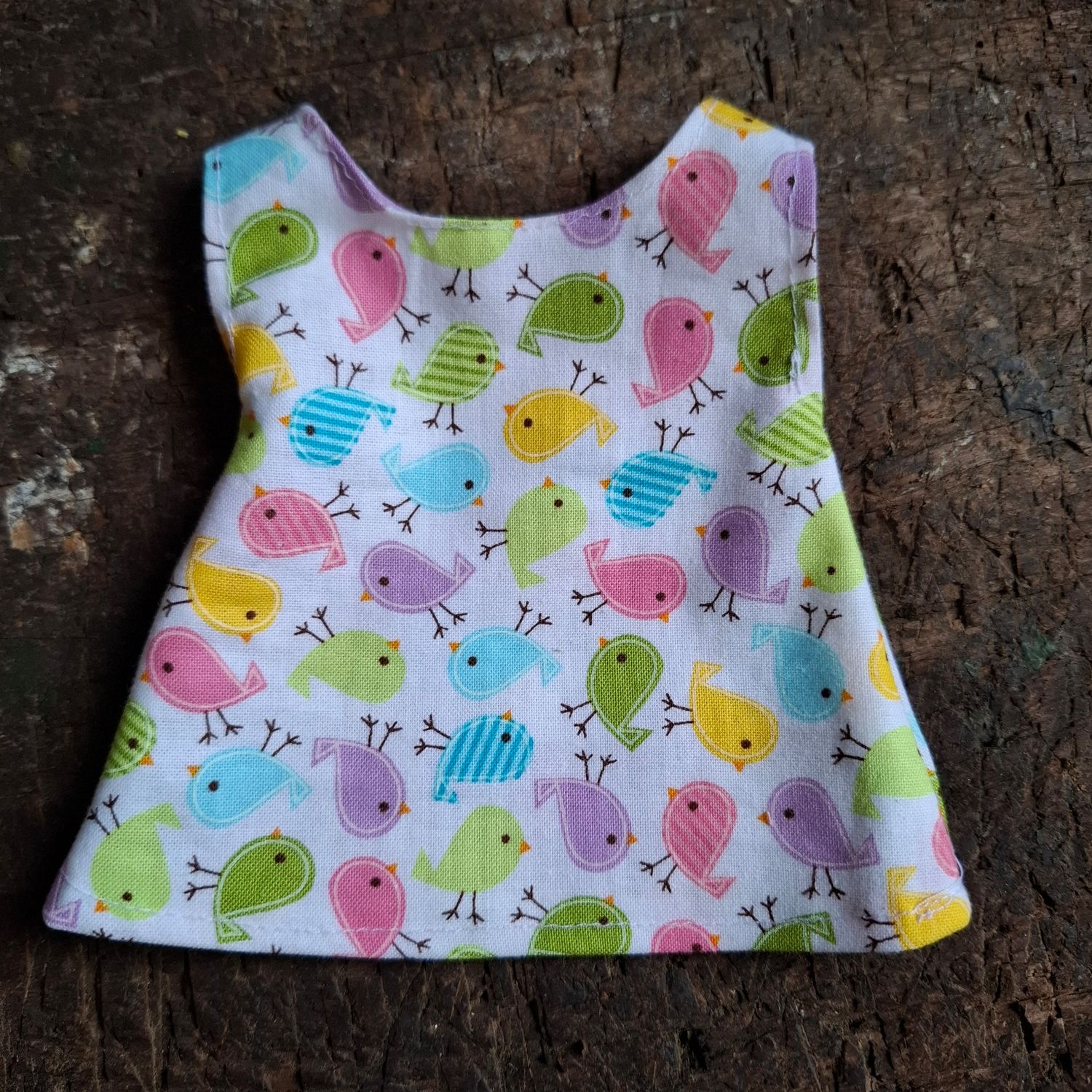 Kleid mit Kükenmotiv fuer 23 cm Philomena Kloss Baer Kleid mit Kükenmotiv fuer 23 cm Philomena Kloss Baer