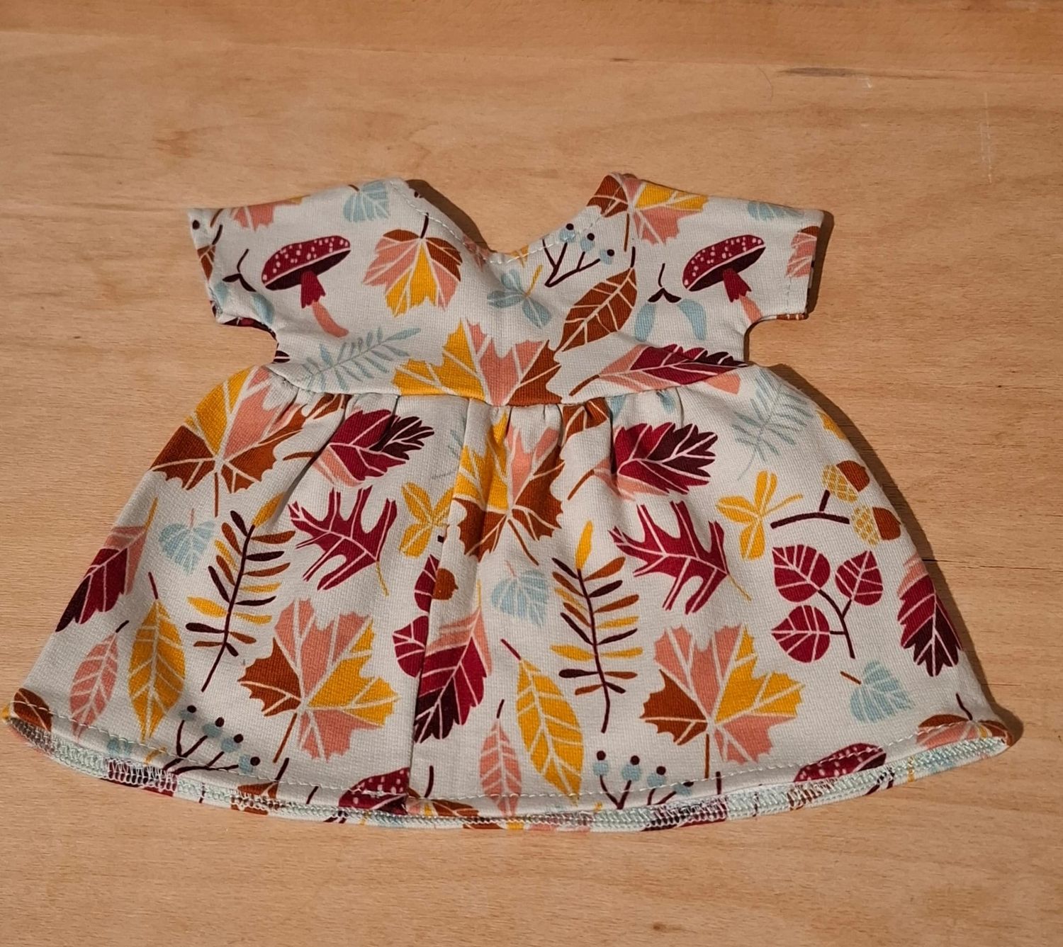 Herbstkleid fuer 40 cm Baeren