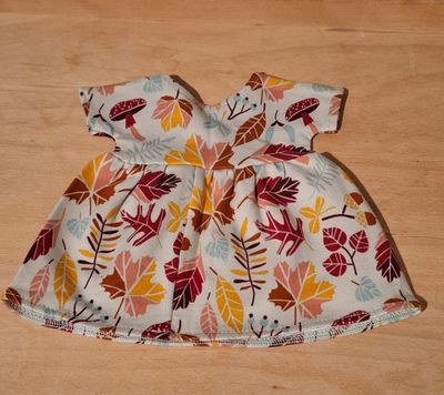 Herbstkleid fuer 40 cm Baeren Herbstkleid fuer 40 cm Baeren