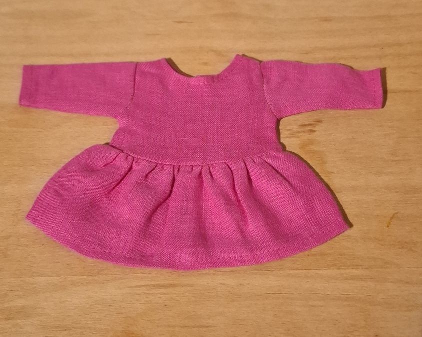 Kleid Pink fuer 23 cm Baeren