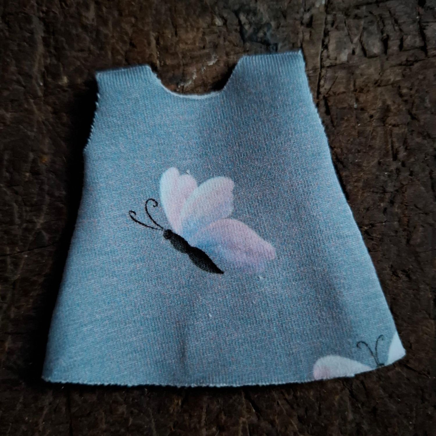 Schmetterling Kleid fuer 13 cm Baeren