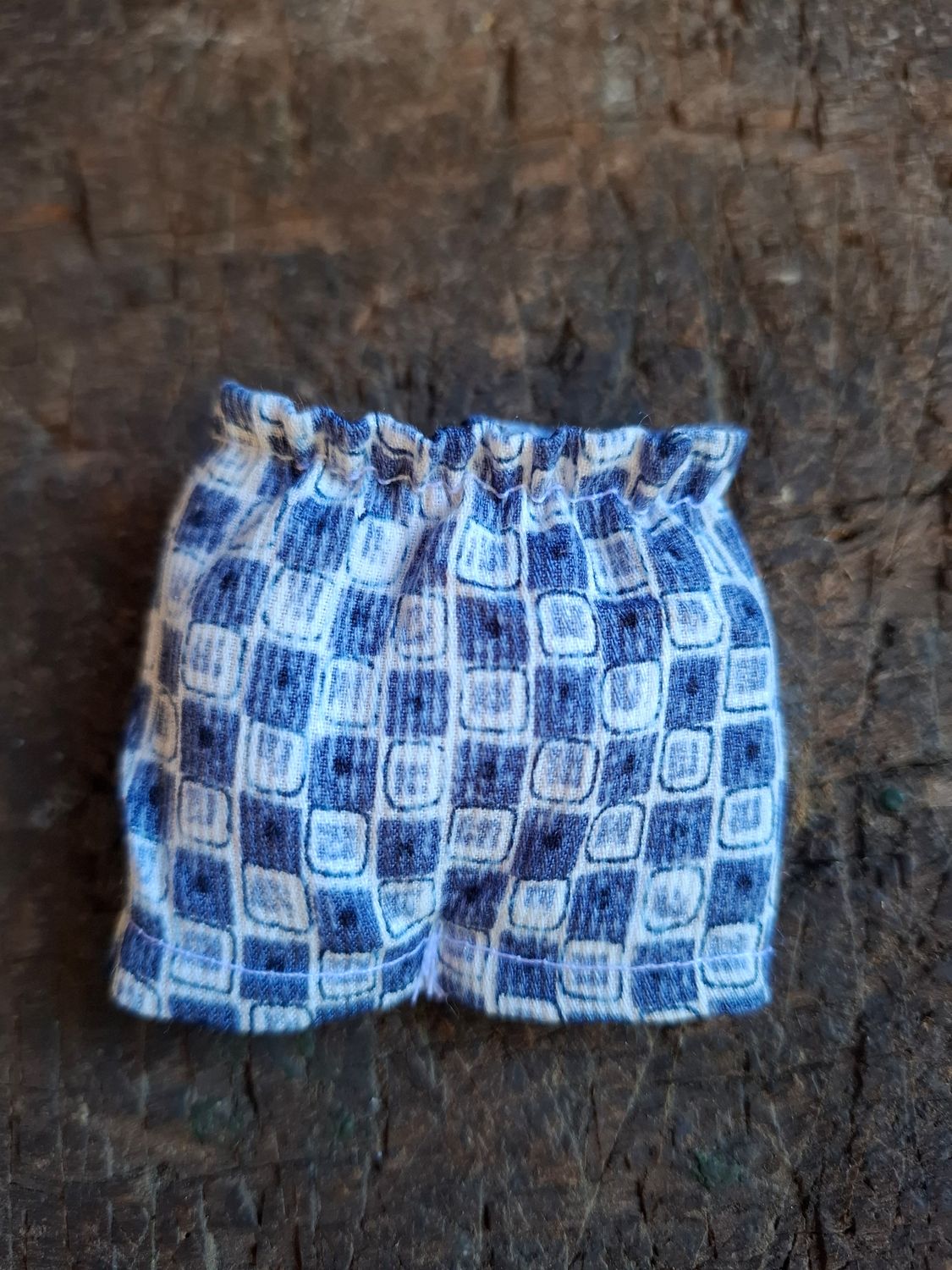 Blau karierte Hose 13 cm Baby Baeren Blau karierte Hose 13 cm Baby Baeren