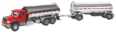 Intl 7600 Tank Truck with Trailer