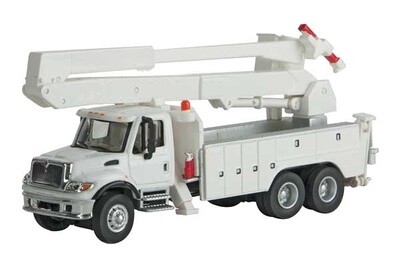 7600 Utility Truck with Bucket Lift- White