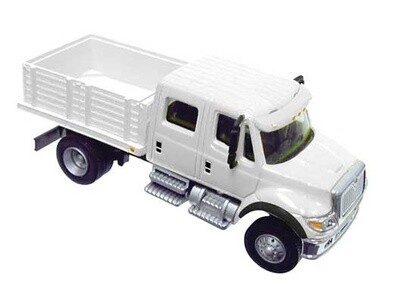 7600 Crew Cab Truck with Solid Stake Bed