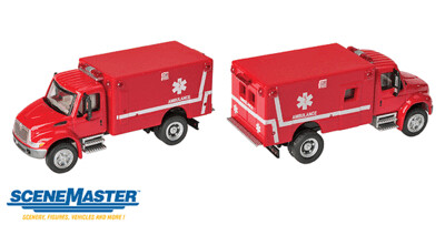 Intl 4300 EMS Ambulance Red
