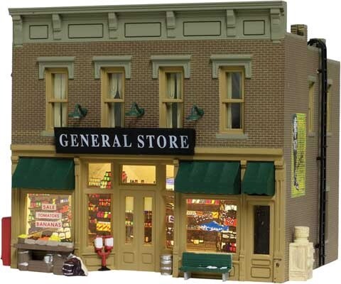 Luebner's General Store. . . 2-7/16 x 2 x 2-1/4"  6.2 x 5.1 x 5.7cm