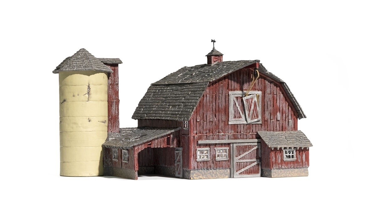 Old Weathered Barn. . . 3-3/16 x 4-1/4 x 2-11/16&quot;  8.09 x 10.7 x 6.8cm