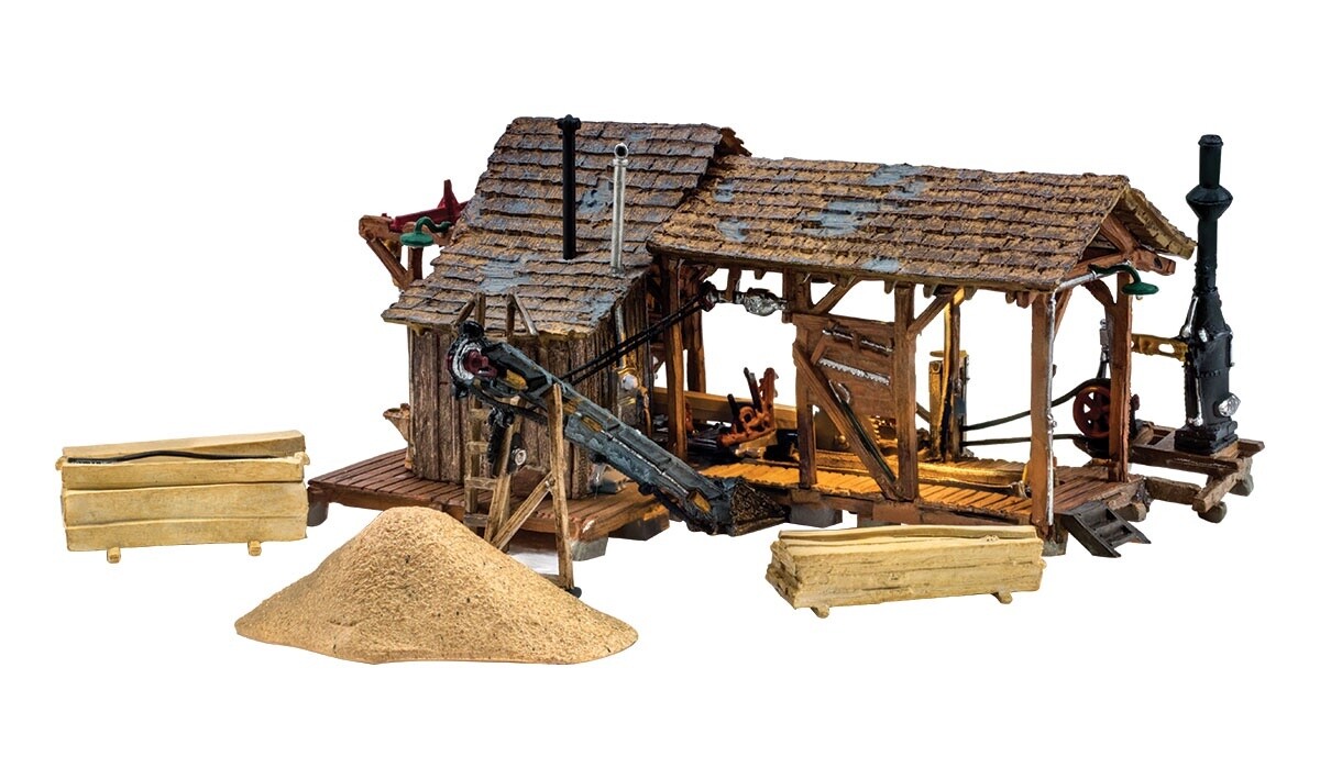 Buzz&#39;s Sawmill - Built &amp; Ready . -- Assembled - 7-1/2 x 5-7/8&quot;  19 x 14.9 cm