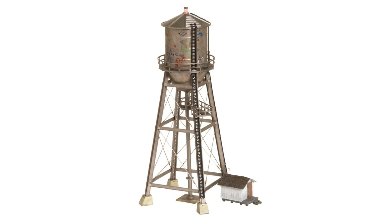 Rustic Water Tower - Landmark Structure -- Assembled