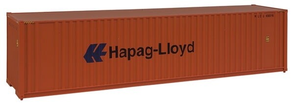 40&#39; Hi Cube Corrugated Container w/Flat Roof - Assembled -- Hapag-Lloyd