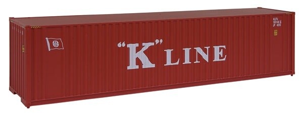 40' Hi Cube Corrugated Container w/Flat Roof - Assembled -- K-Line