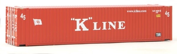 45' CIMC Container - Assembled -- K-Line (red, white)