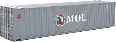 45&#39; CIMC Container - Assembled -- Mitsui OSK (gray, white, red, green, Alligator Logo)