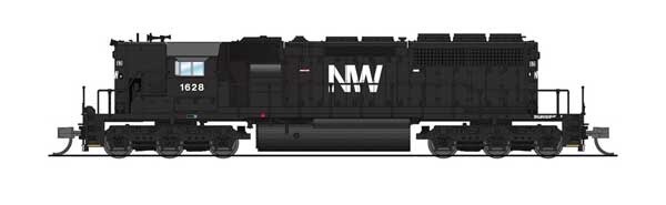 EMD SD40-2, w/High Nose, N&W #1628, Large "NW" Scheme, Paragon4 Sound/DC/DCC, N