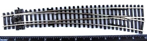 Peco Code 100 Curved Double Radius Turnout - Streamline -- Right Hand, Electrofrog