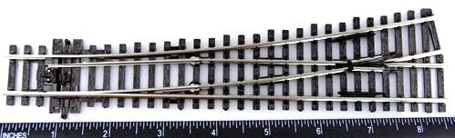 Peco Code 100 Medium Radius Turnout - Streamline -- Left Hand, Insulfrog