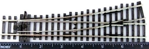 Code 100 Small Radius Turnout - Streamline -- Left Hand, Electrofrog