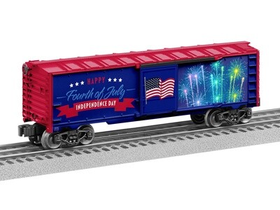 Lionel Illuminated Boxcar 4th of July