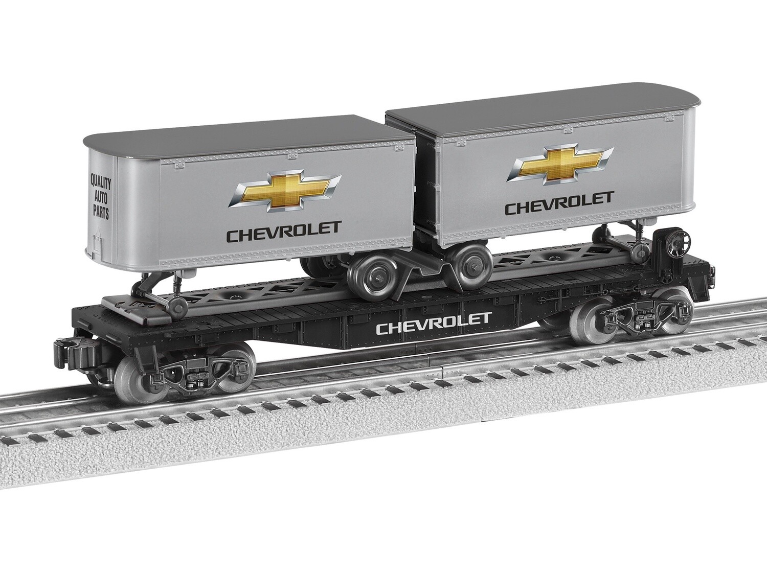 Lionel Trailers on Flatcar - Chevrolet