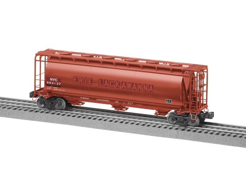 Lionel CSX(ex EL) Cylindrical Covered Hopper #884137