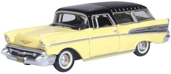 1957 Chevrolet Nomad 2 Door Station Wagon - Assembled -- Colonial Cream, Onyx Black