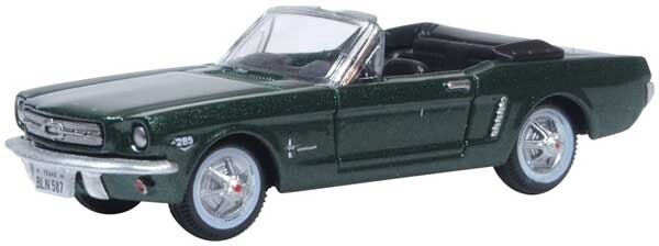 1965 Ford Mustang Convertible - Assembled -- Top Down (Ivy Green)